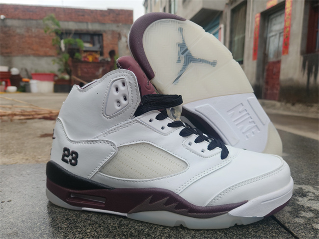 Men's Running Weapon Air Jordan 5 Pink Shoes